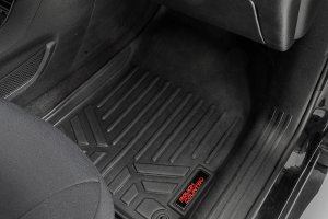 Jeep Cherokee Floor Mats - Front + Rear - Rough Country - Floor Armor - '14-'23
